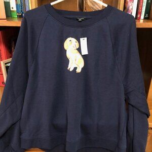 Talbot's Large Navy Sweatshirt